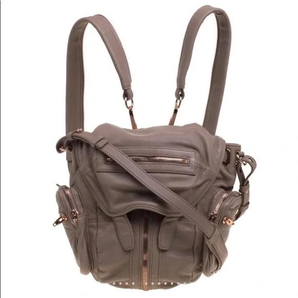 Alexander Wang, BackPack, Sling, Latte Colored Lambskin Leather, Incredible NWOT Alexander Wang Lambskin Backpack Bag Grey 1743525 – FASHIONPHILE main image 2